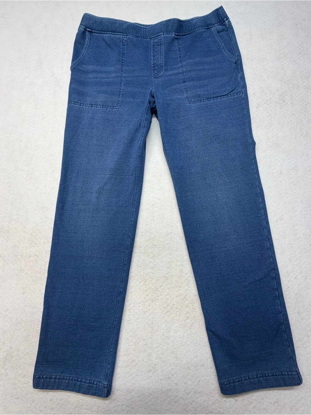 Puré Jill Straight Leg Pull On Women's Jeans in Indigo - Size Medium
